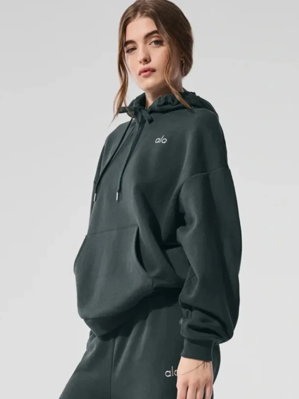 ALO Yoga Black Pullover Hoodie